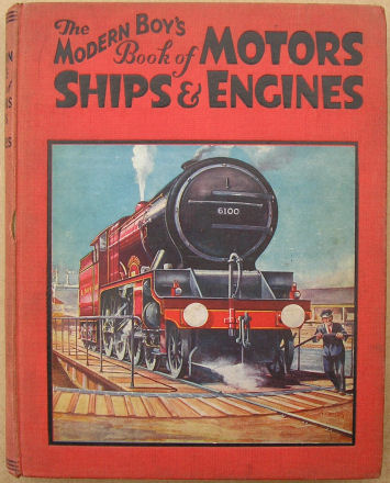 13 Modern Boys Books of Motors Ships and Engines
